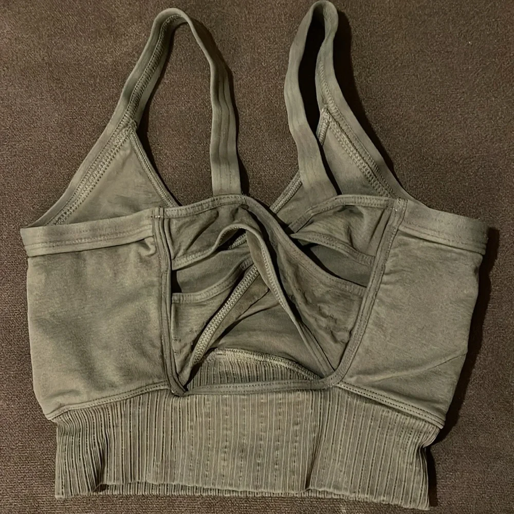RARE! Free People Good Karma Scoop Neck Bra🌿 - Picture 8 of 9